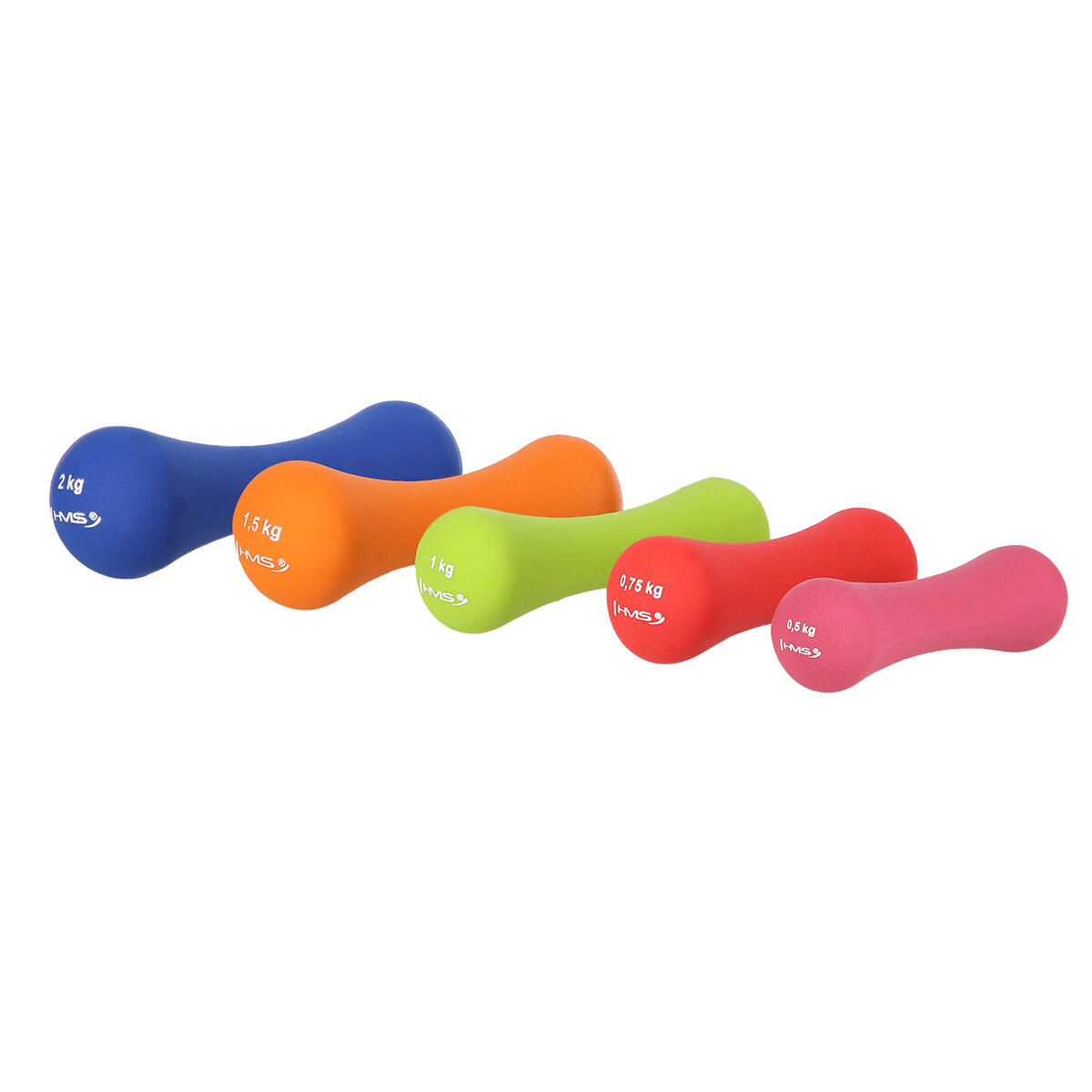 Haltère en Fonte avec Revêtement Néoprène - 1,5 kg 3/6