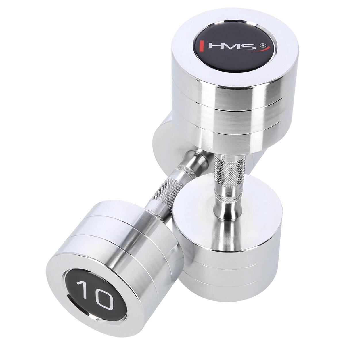 Chroom Dumbbell Set - 2 x 10 kg 3/7
