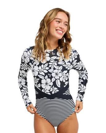 Maillot une pièce manches longues SUMMER SURF Multicolore Femme