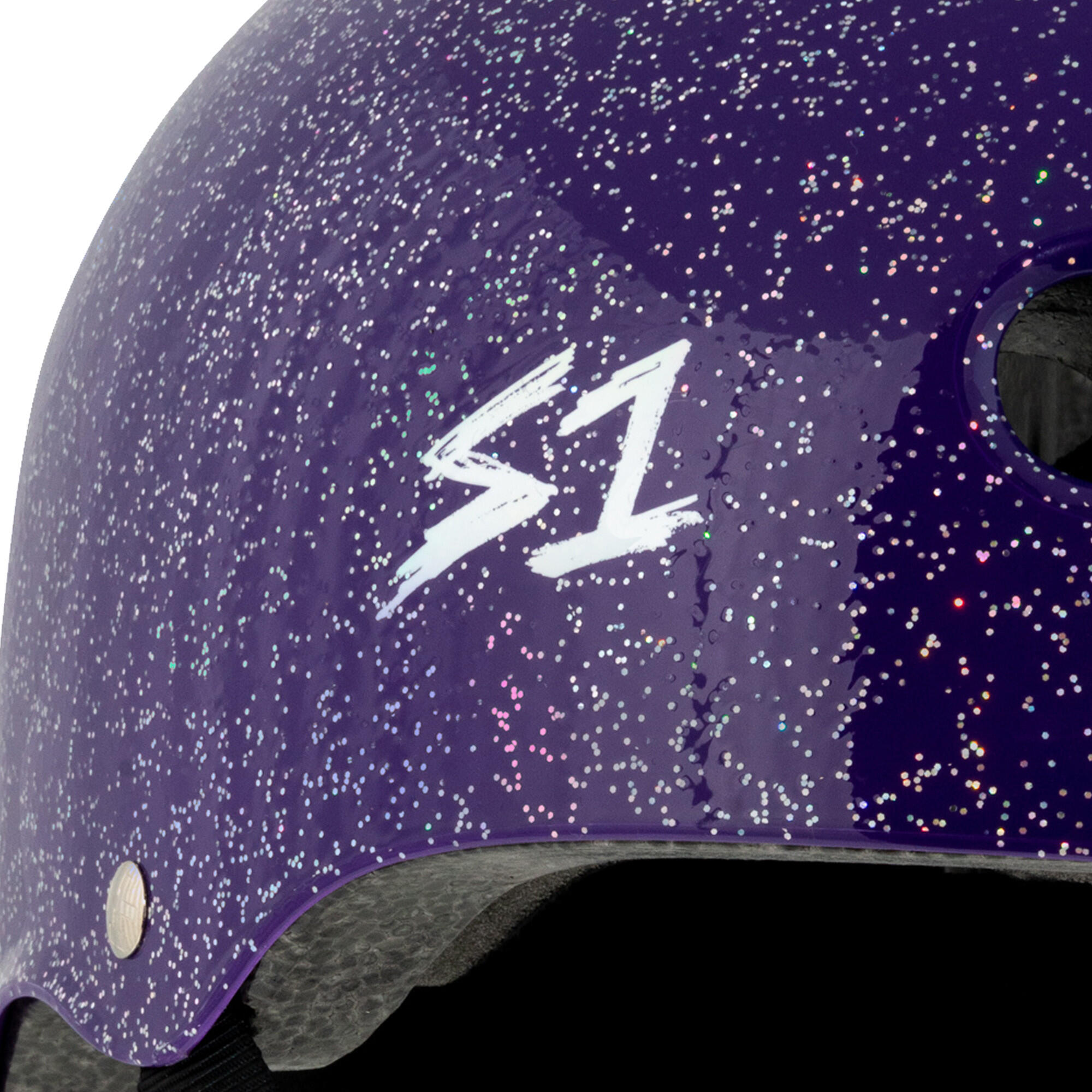 Casque Lifer - Violet Brillant Pailleté - Taille M - S ONE 3/5