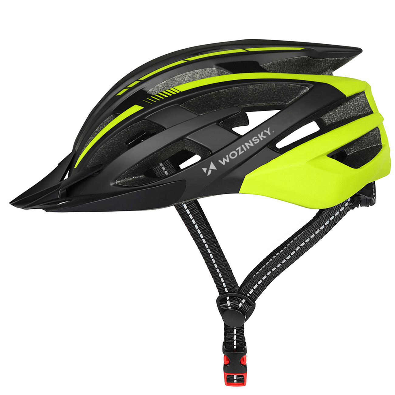 Fahrradhelm Wozinsky mit abnehmbarem visier und USB-licht 2/7