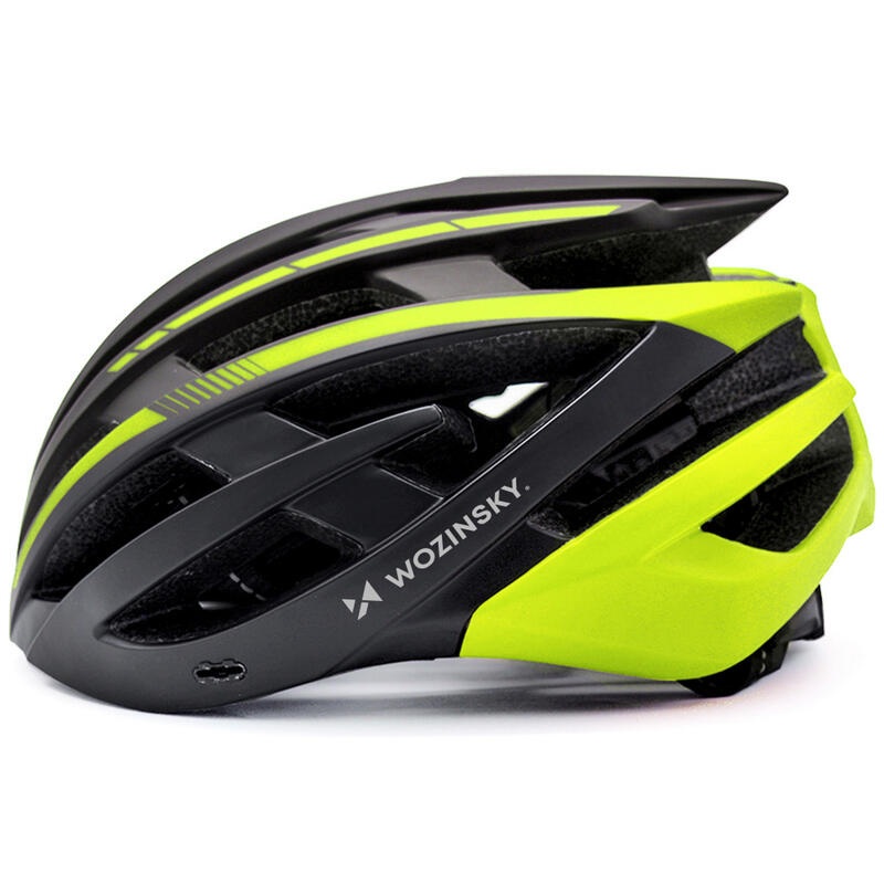 Cască de bicicletă all mountain Wozinsky cu vizieră detașabilă și lumină USB