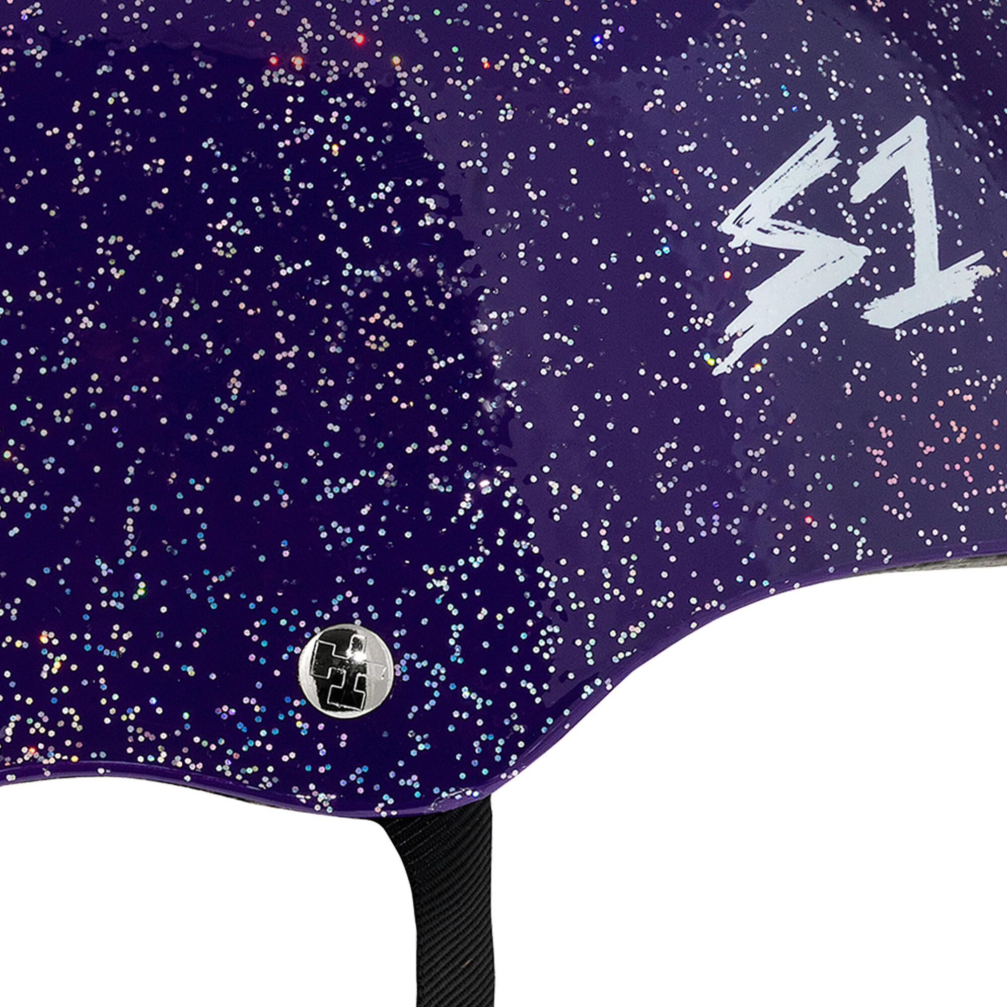 Casque Lifer - Violet Brillant Pailleté - Taille M - S ONE 4/5