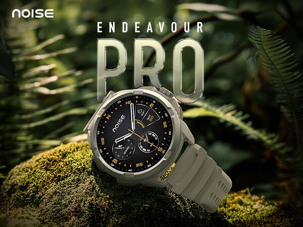 Orologio intelligente Smartwatch NOISE Endeavour Pro GPS Beige 3/6
