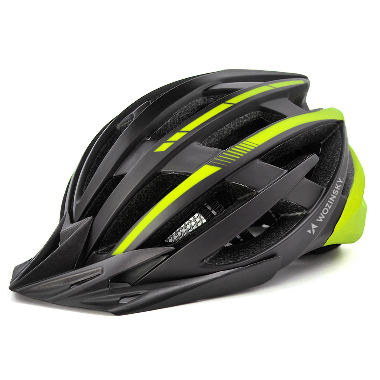 Fahrradhelm Wozinsky mit abnehmbarem visier und USB-licht 4/7