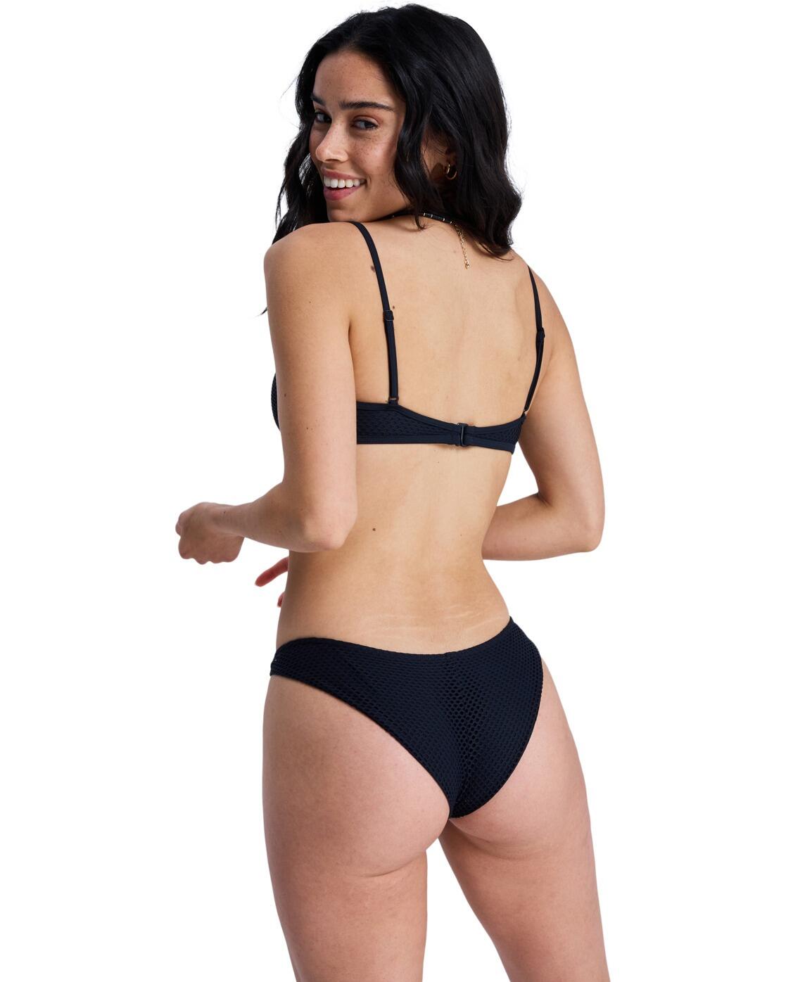 Braguita de bikini reveladora ROXY ISLAND CHEEKY Negro Mujer 2/4
