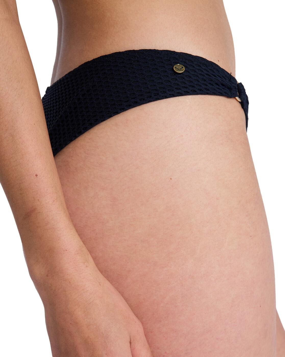 Braguita de bikini reveladora ROXY ISLAND CHEEKY Negro Mujer 4/4