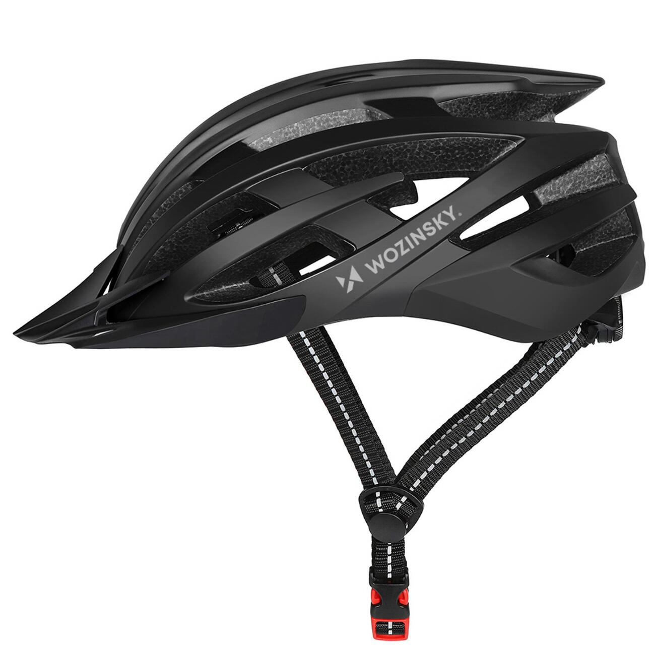 Capacete de bicicleta todo-o-terreno com viseira amovível e luz USB WOZINSKY 2/7