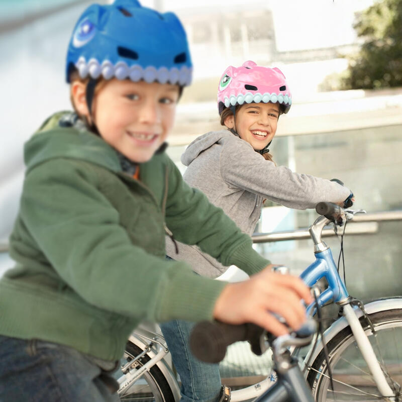 Cască de bicicletă pentru copii model dinozaur Wozinsky