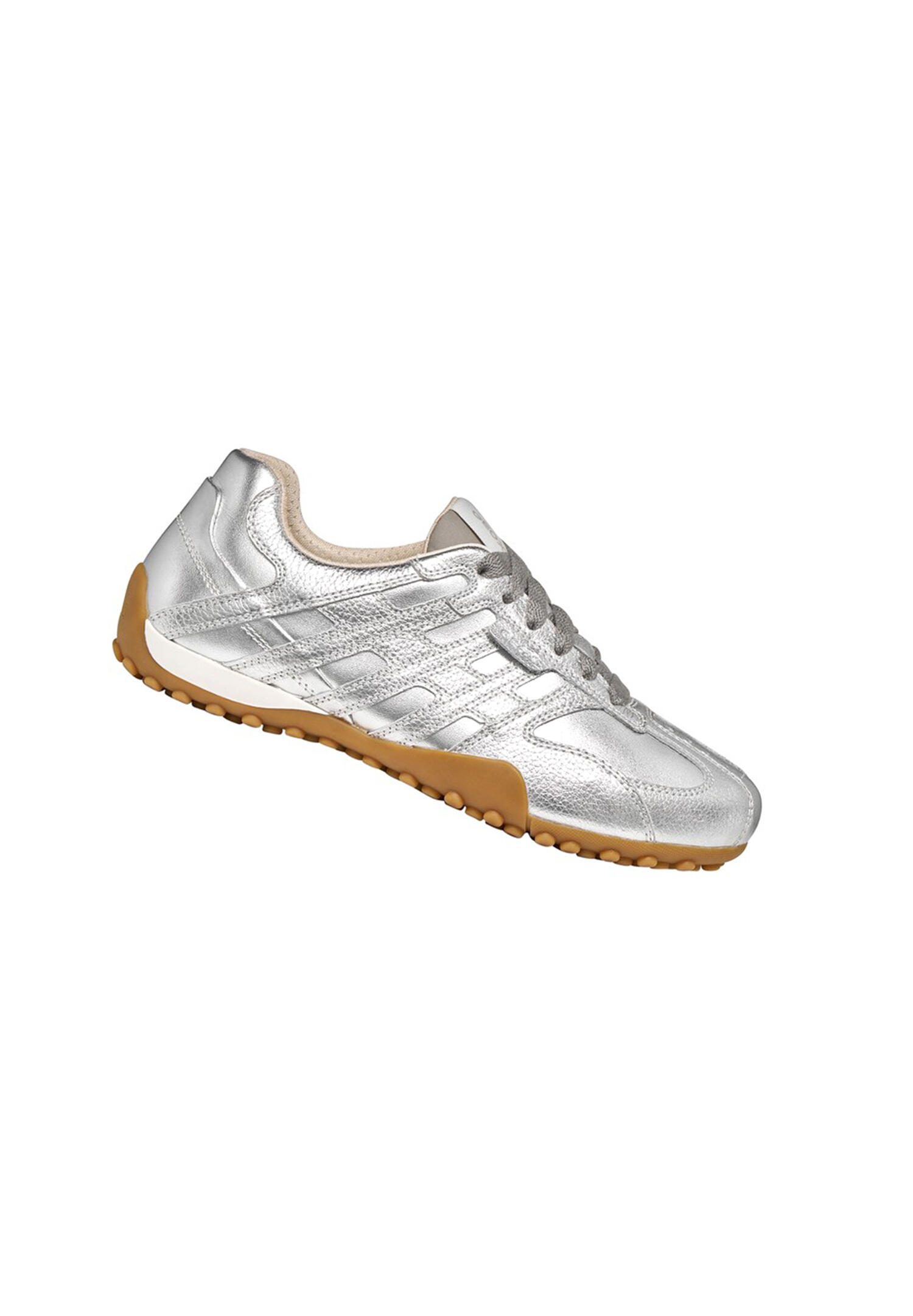 Geox Damen Sneaker D Snake Original D65B0A 0BNCR C1007 Silver 6/6