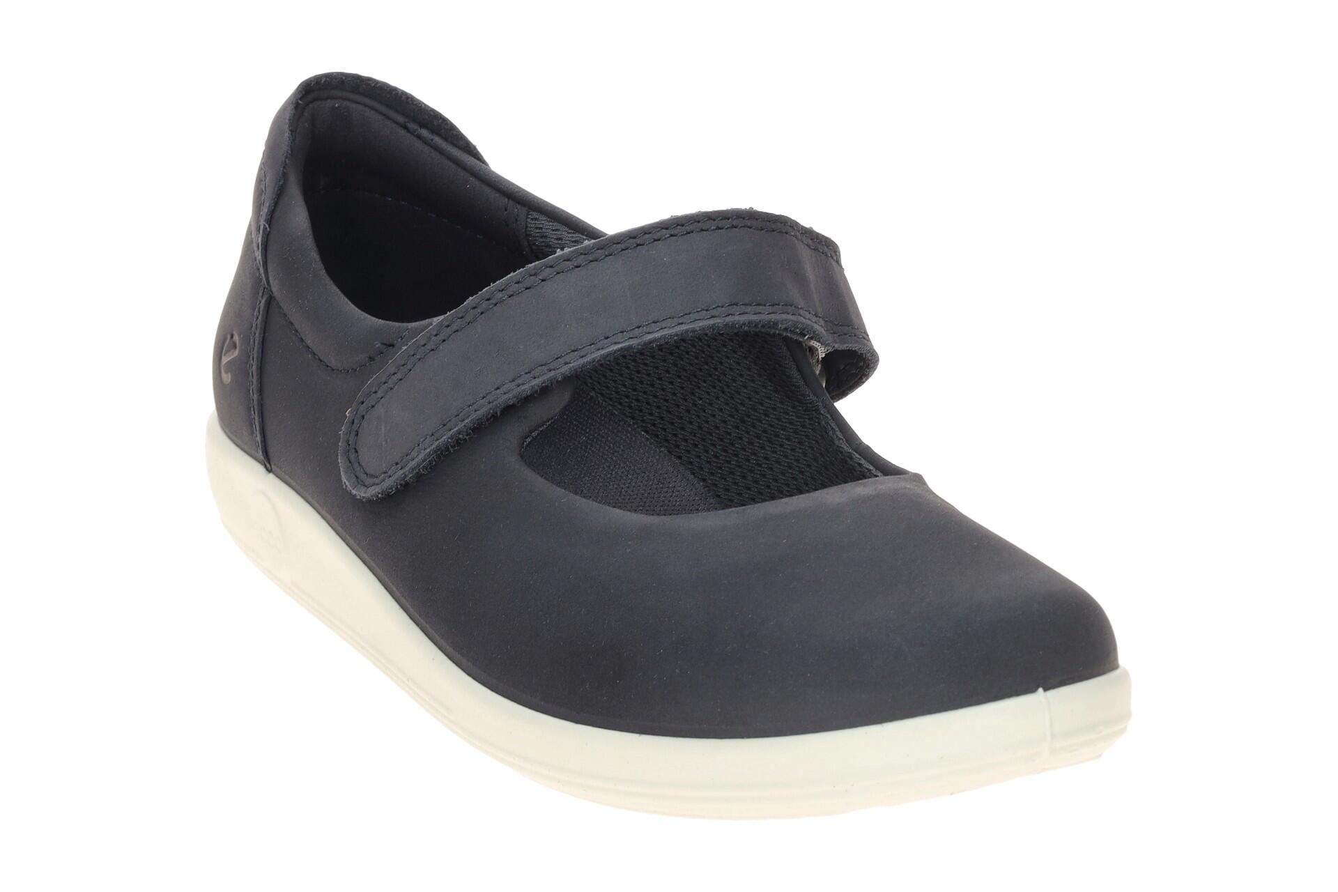Ecco Soft 2 Schuhe Mary-Jane Ballerina blau 207503 3/7