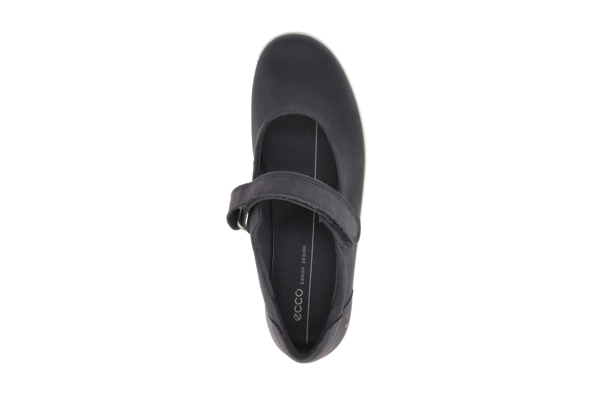 Ecco Soft 2 Schuhe Mary-Jane Ballerina blau 207503 6/7