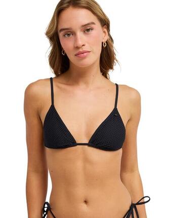 Haut de bikini triangle Noir Femme