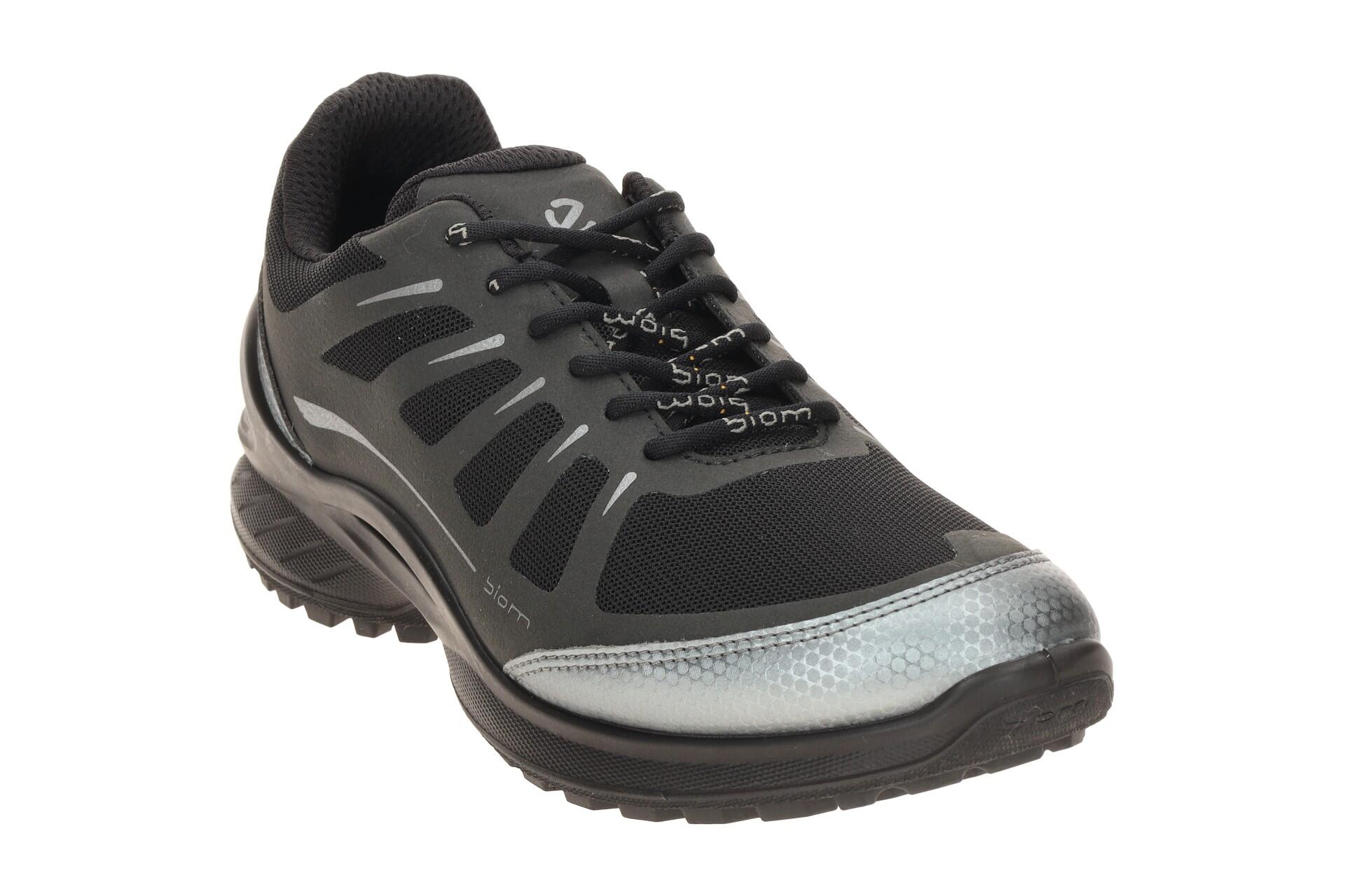 ecco Biom Energi Schuhe schwarz silber Damen Sneaker 850833 3/7