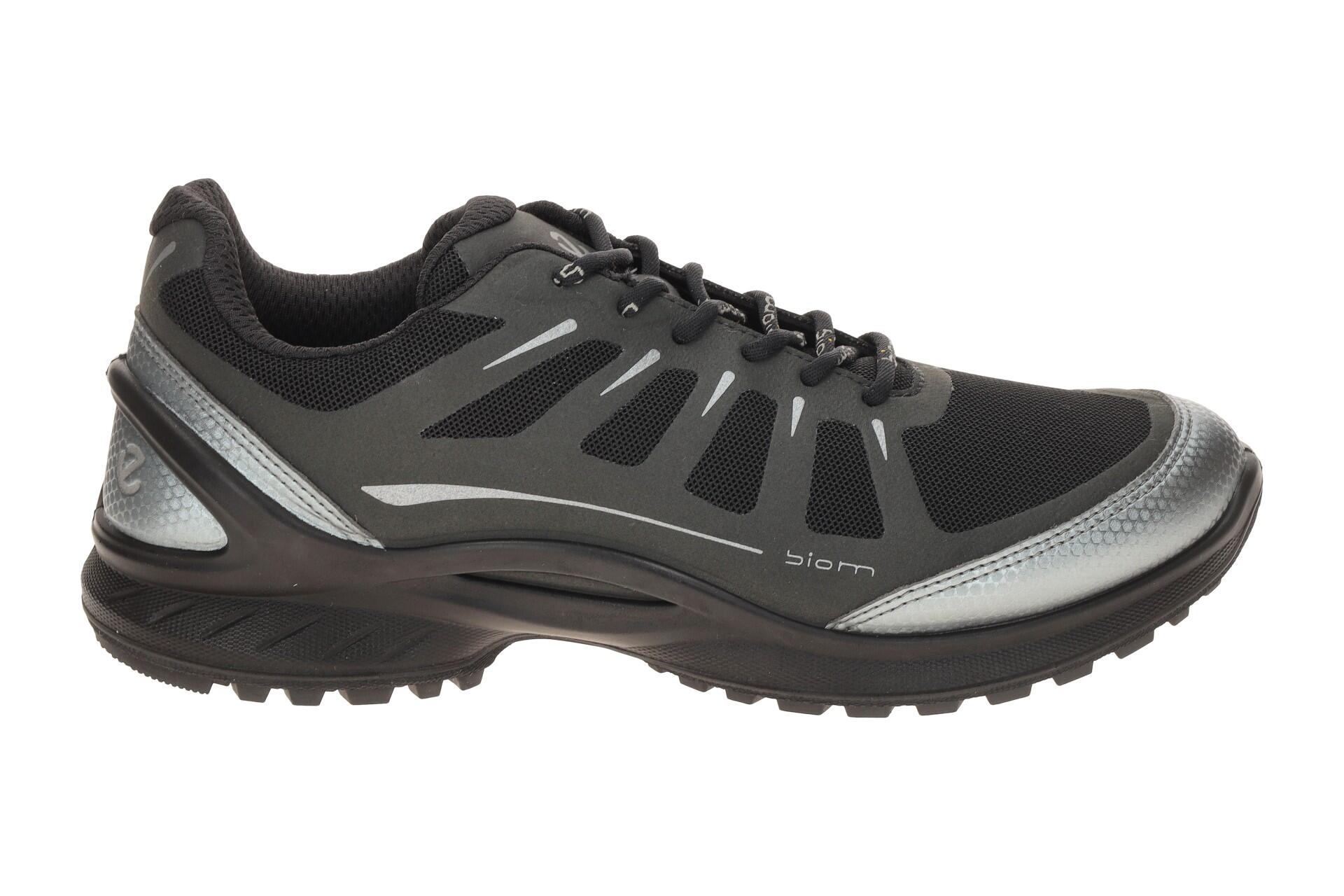 ecco Biom Energi Schuhe schwarz silber Damen Sneaker 850833 2/7