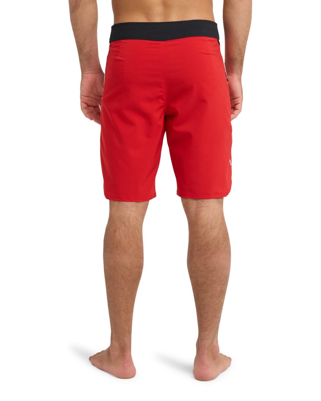 Boardshort HIGHLINE 20 Rouge Homme 3/4