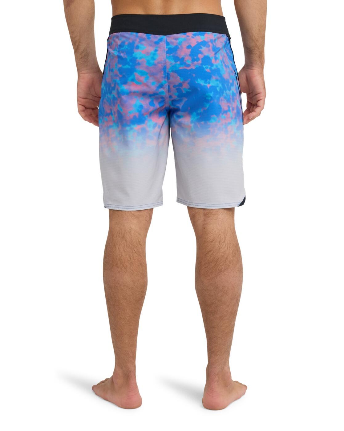Boardshort HIGHLINE PRINTED 20" Bleu Homme 3/4