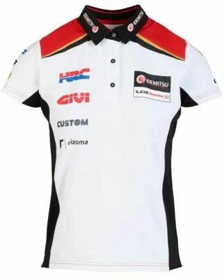 Honda dames polo lcr – 100% katoen, wit, xl