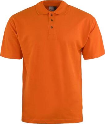 Herenpolo promodoro heavy oranje oranje