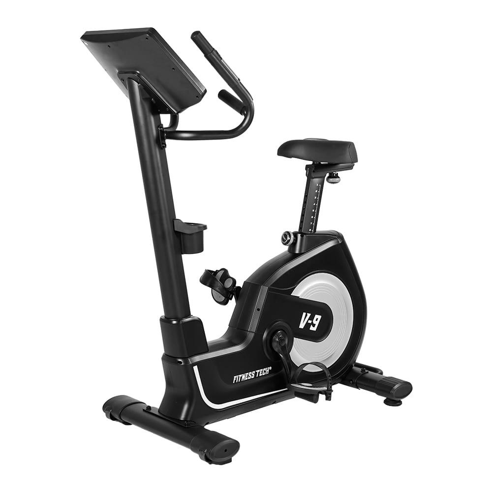 Bicicleta estática V-9 Pro Series Fitness Tech com ecrã tátil HD de 15,6“ 5/5