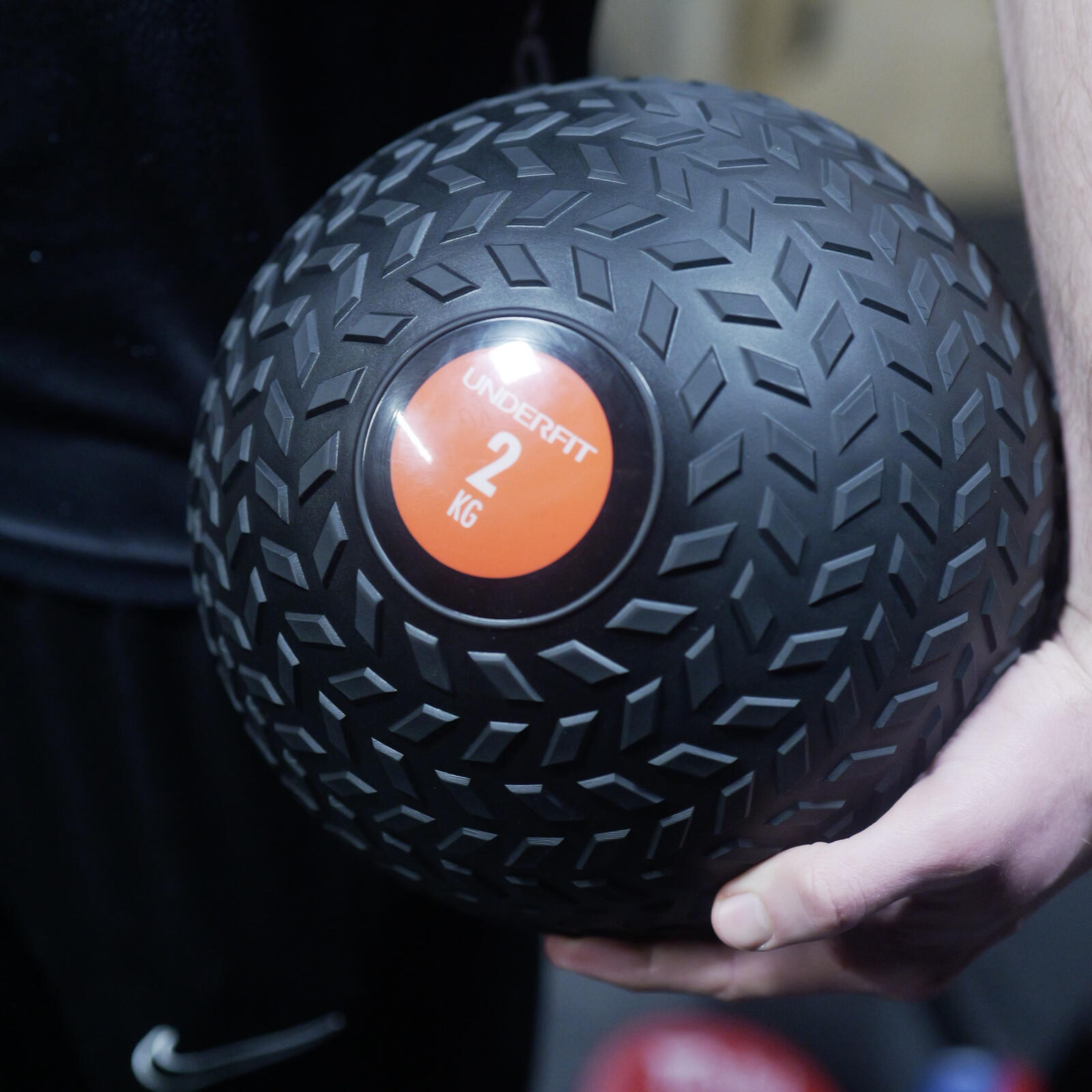 Piłka lekarska Slam Ball UNDERFIT 2 kg do rzucania fitness 3/7