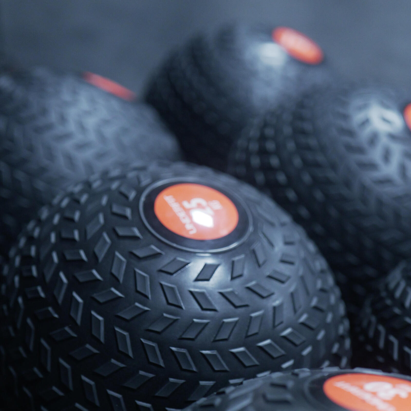 Piłka lekarska Slam Ball UNDERFIT 2 kg do rzucania fitness 6/7
