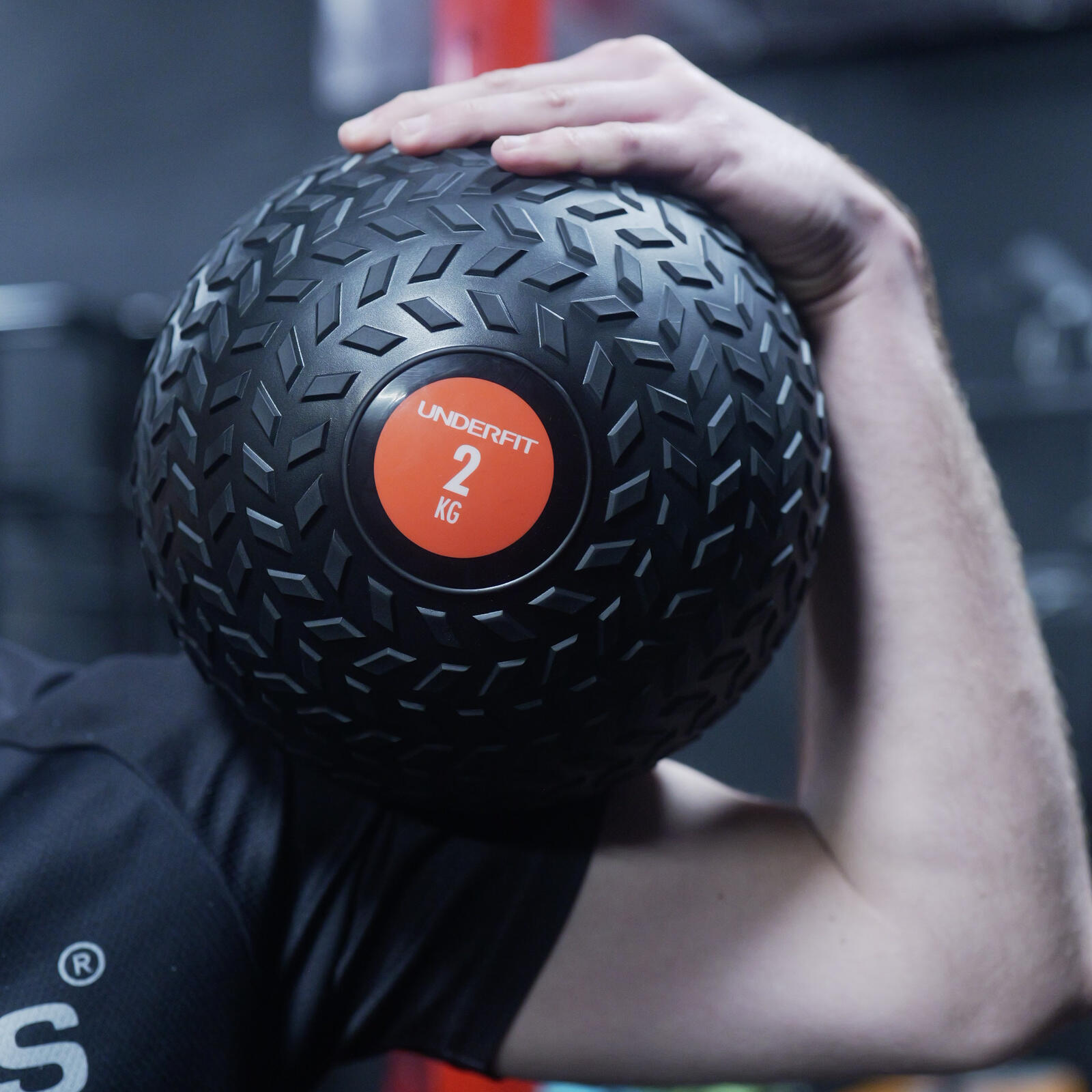 Piłka lekarska Slam Ball UNDERFIT 2 kg do rzucania fitness 4/7