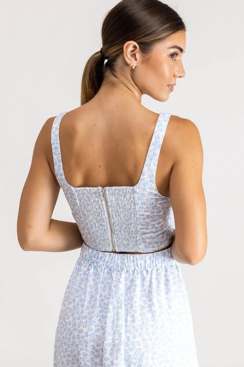Top Corto Floral Voleta - Mujer 2/2