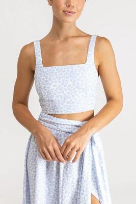 Voleta bloemige crop - top vrouw