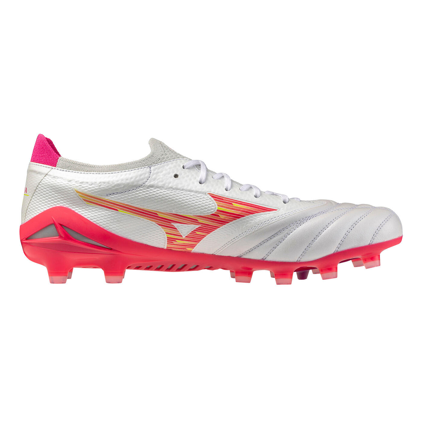 Mizuno Morelia Neo IV Beta Elite Scarpe da Calcio Bianco e Rosa 3/5