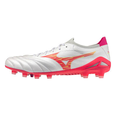 Mizuno Morelia Neo IV Beta Elite Scarpe da Calcio Bianco e Rosa