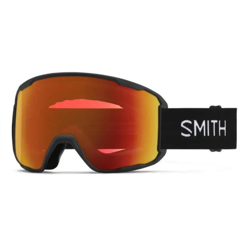 Smith Preview Snow Goggles - Black with Red Mirror Lens