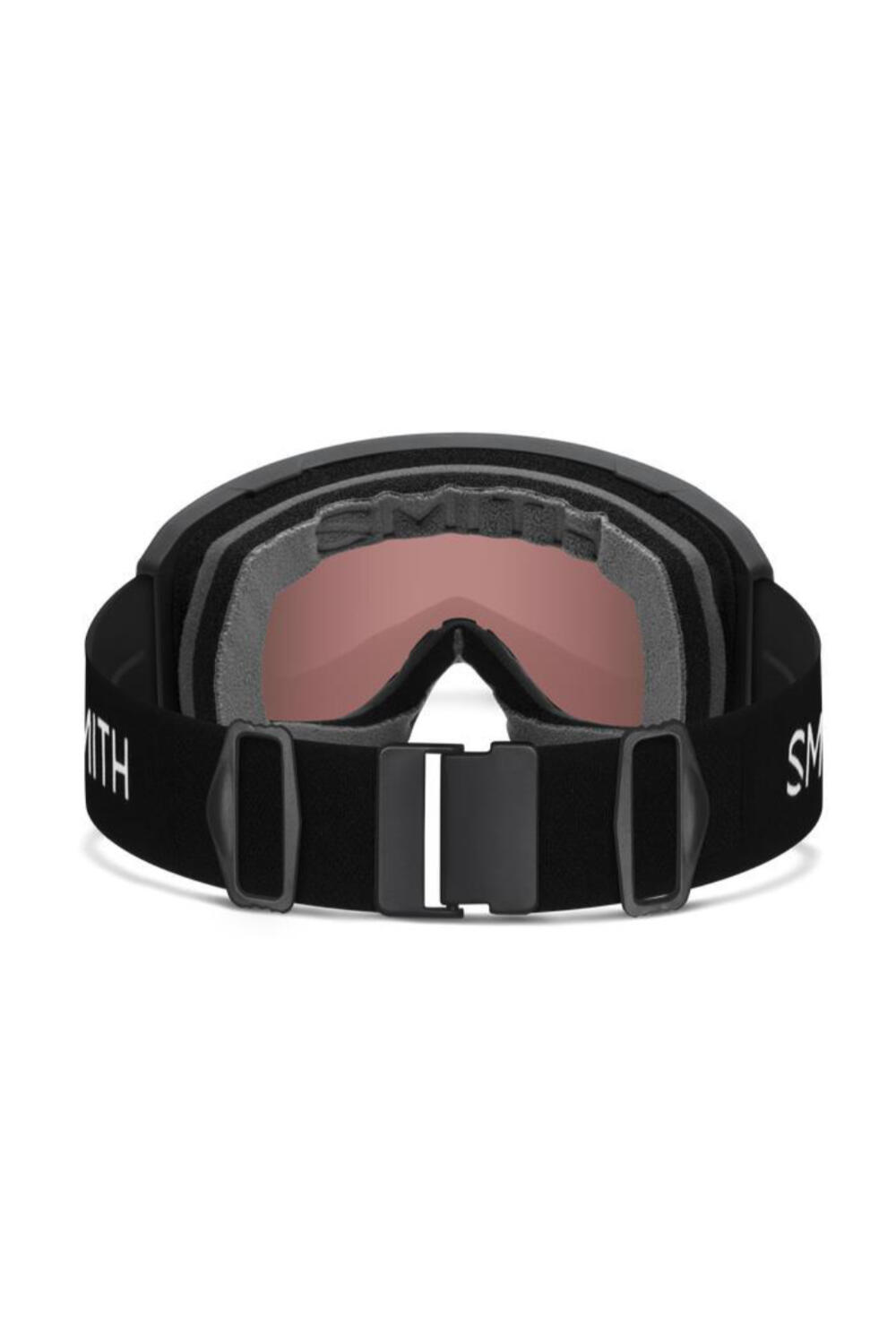 Smith Preview Snow Goggles - Black with Red Mirror Lens 4/4