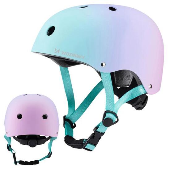 Kask BMX hulajnoga rower Wozinsky M czarny lekki regulowany typu orzeszek