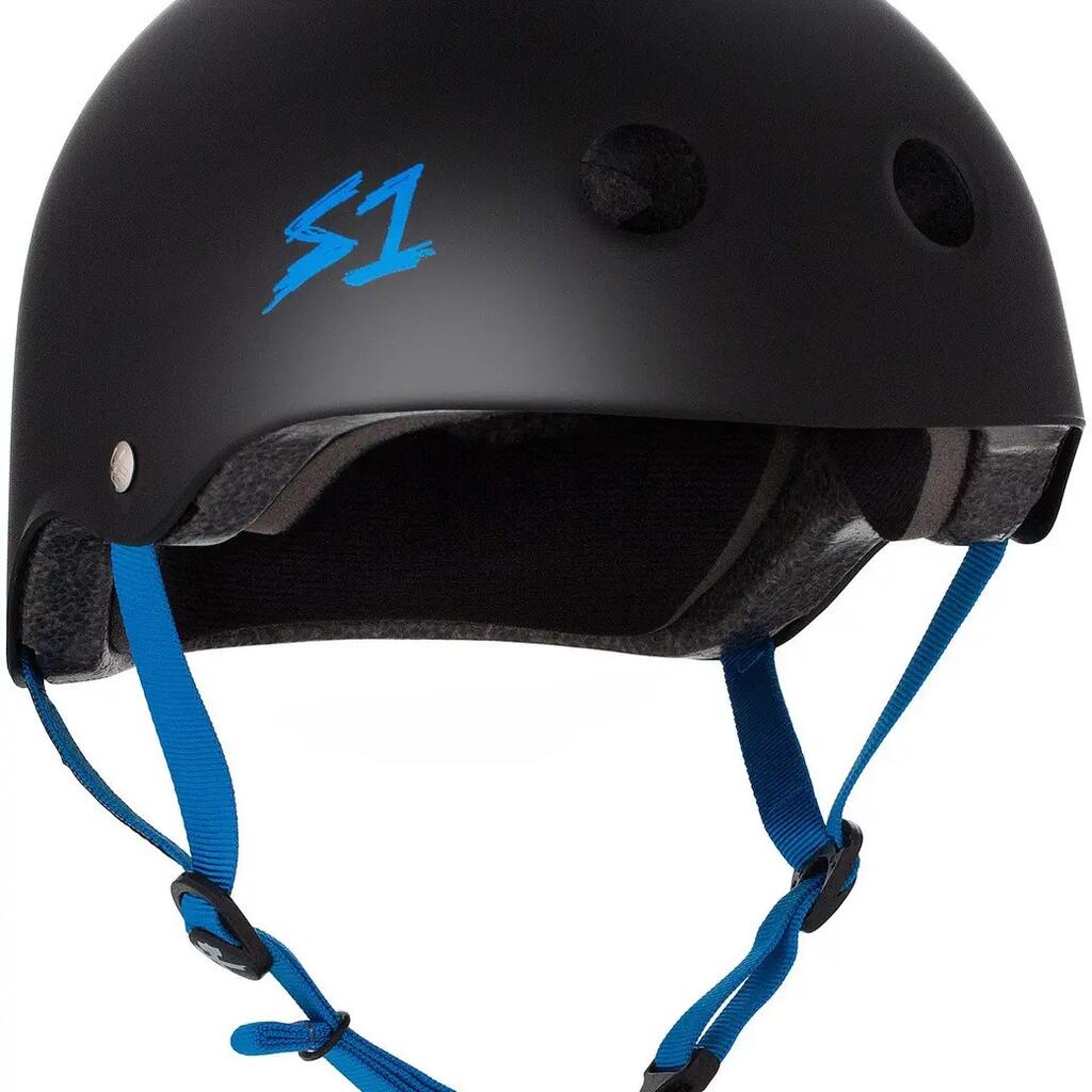 Protective gear - Lifer Black Matte Cyan Straps - XL - S One