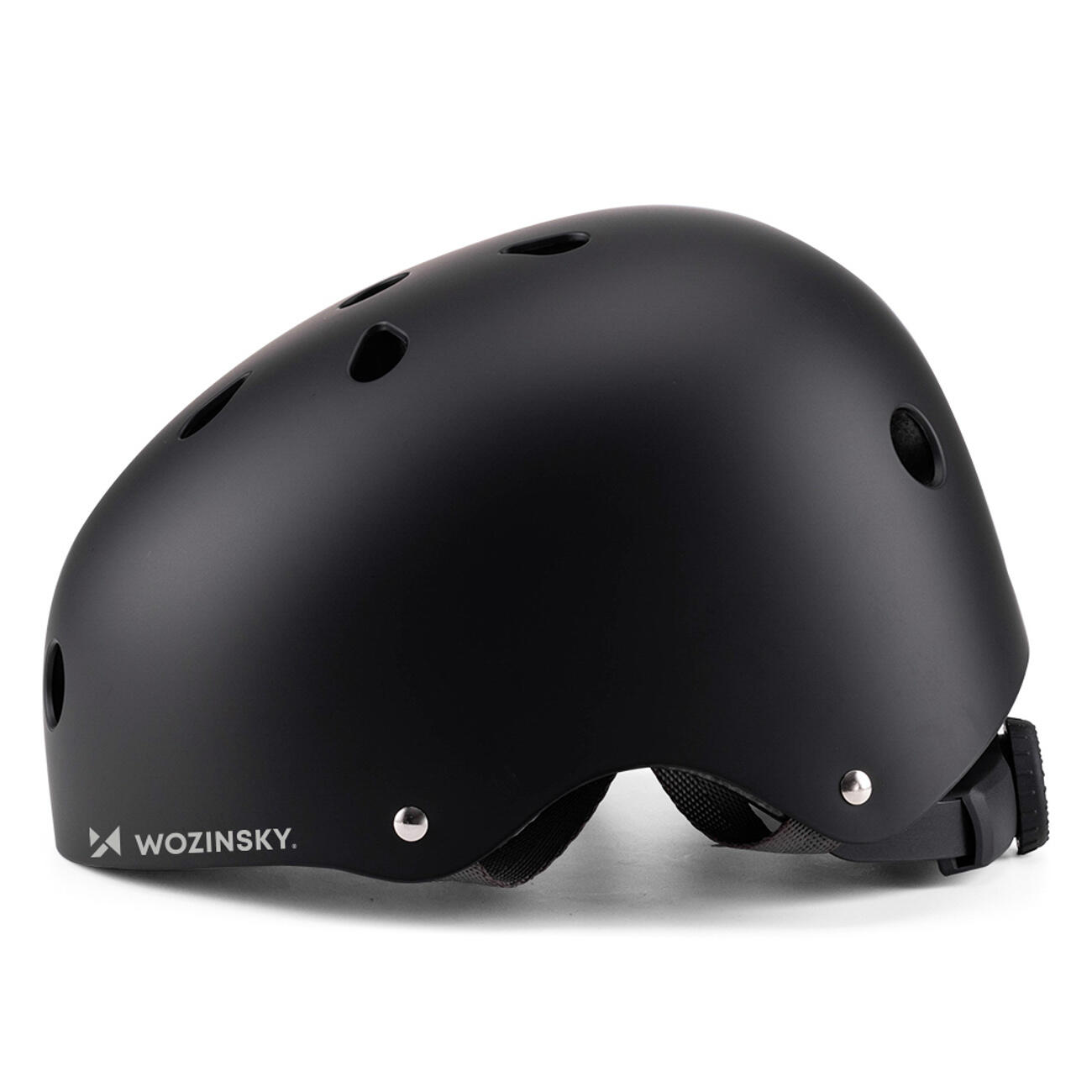 Casque Vélo Oxford BOMBER - Noir Mat - Taille 54-58 Cm - Coque ABS