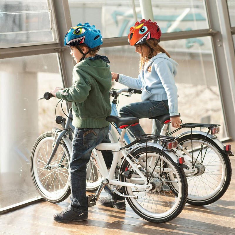 Cască de bicicletă pentru copii Wozinsky model dragon ușor