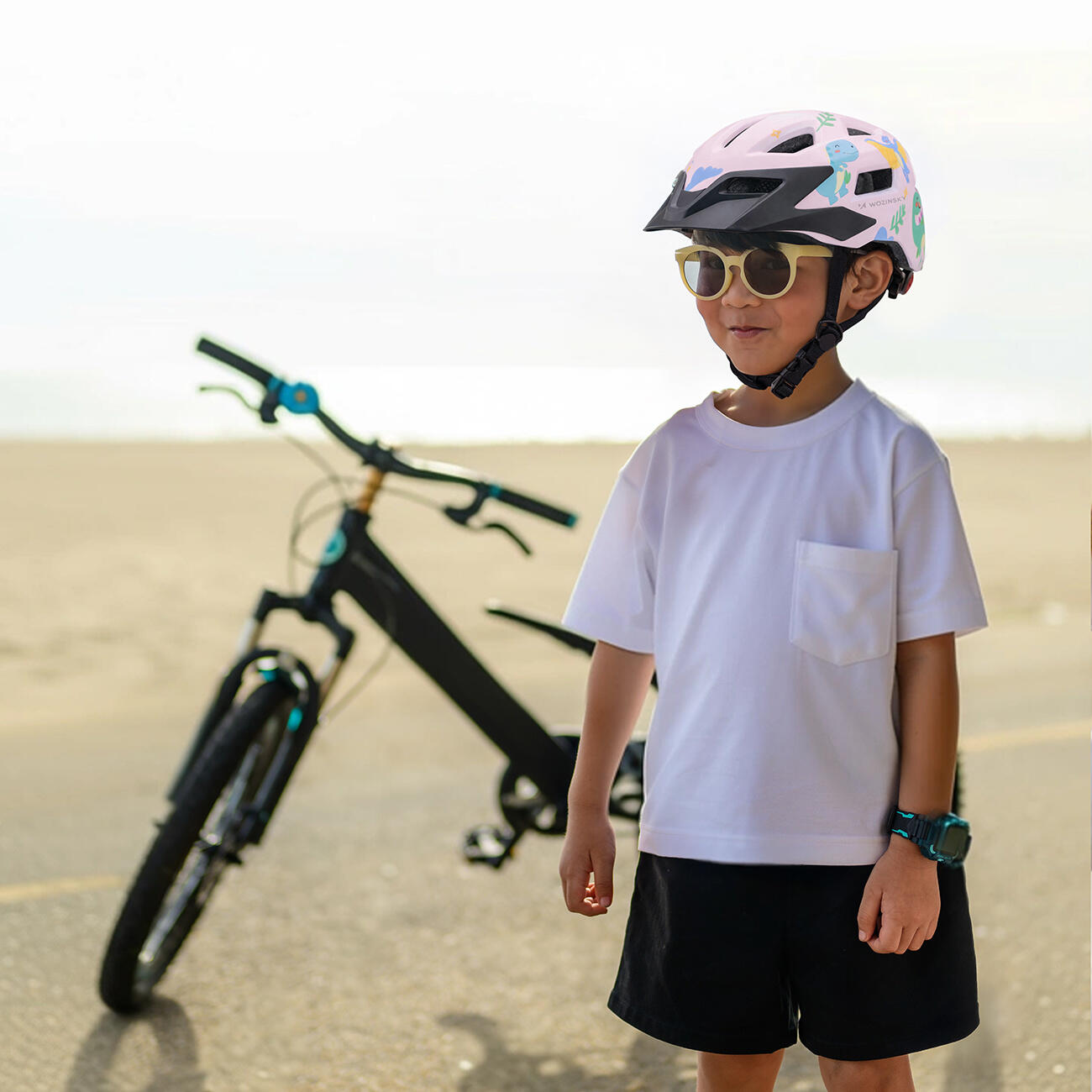 Casco de bicicleta todoterreno para niños Wozinsky con visera extraíble 7/7