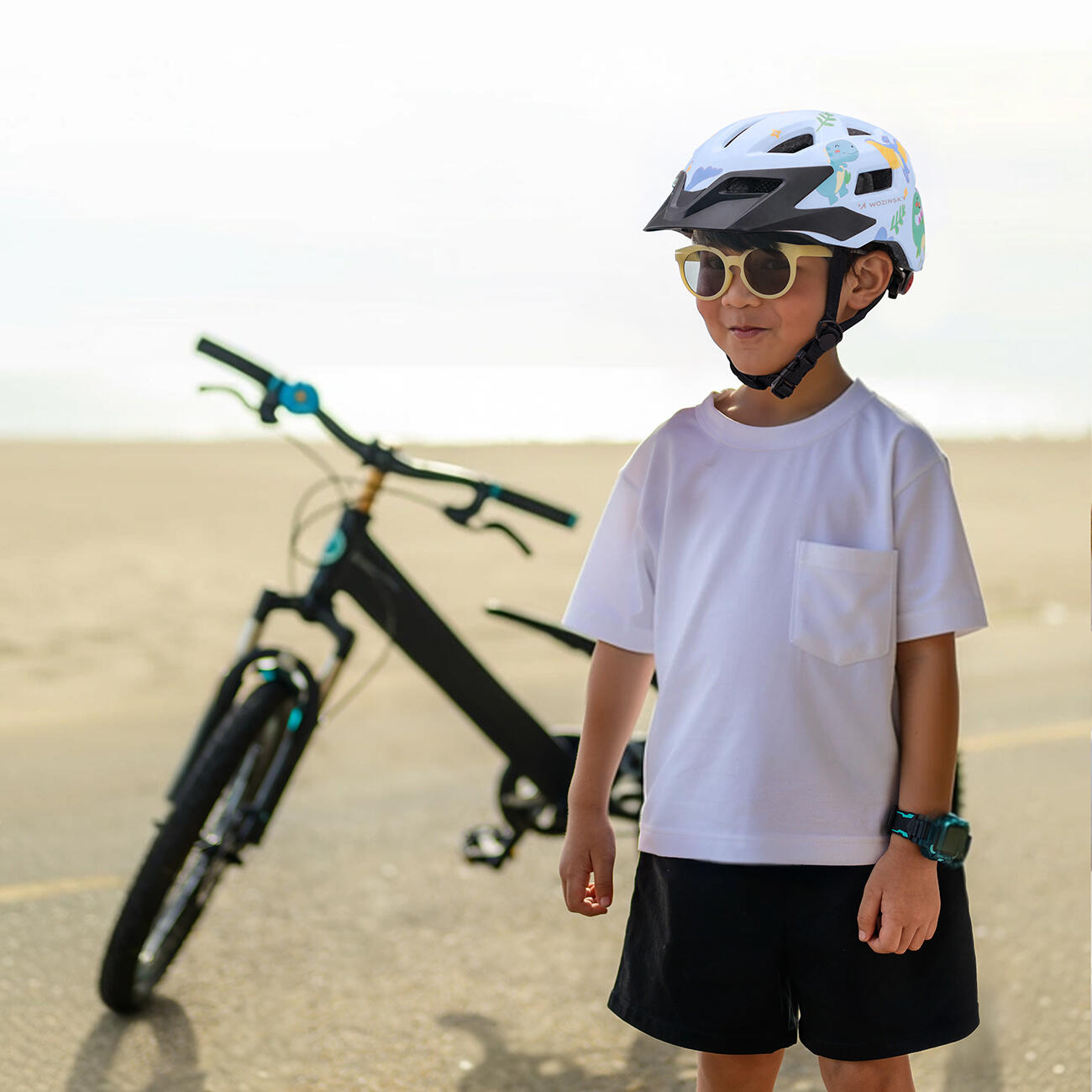 Casco de bicicleta todoterreno para niños Wozinsky con visera extraíble 2/7