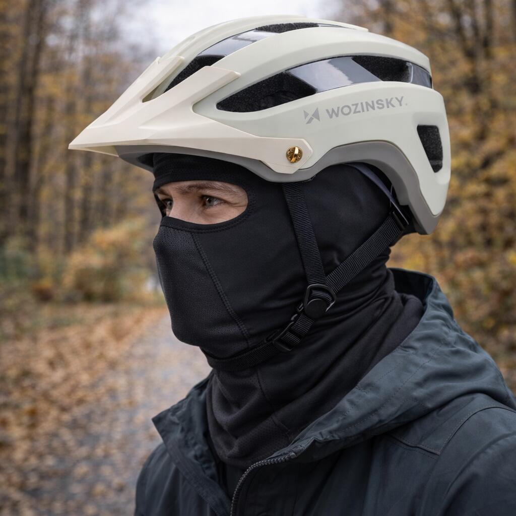 Capacete de bicicleta todo terreno Wozinsky com viseira removível leve 7/7