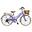 Bicicletă pentru fete Dolce Vita by Canellini JUNIOR 24" cu coș - Violet
