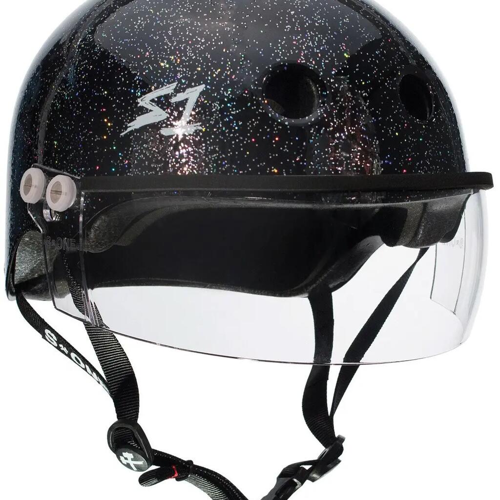 Protective Gear - Helmet Lifer Visor Black Gloss Glitter - XL - S One