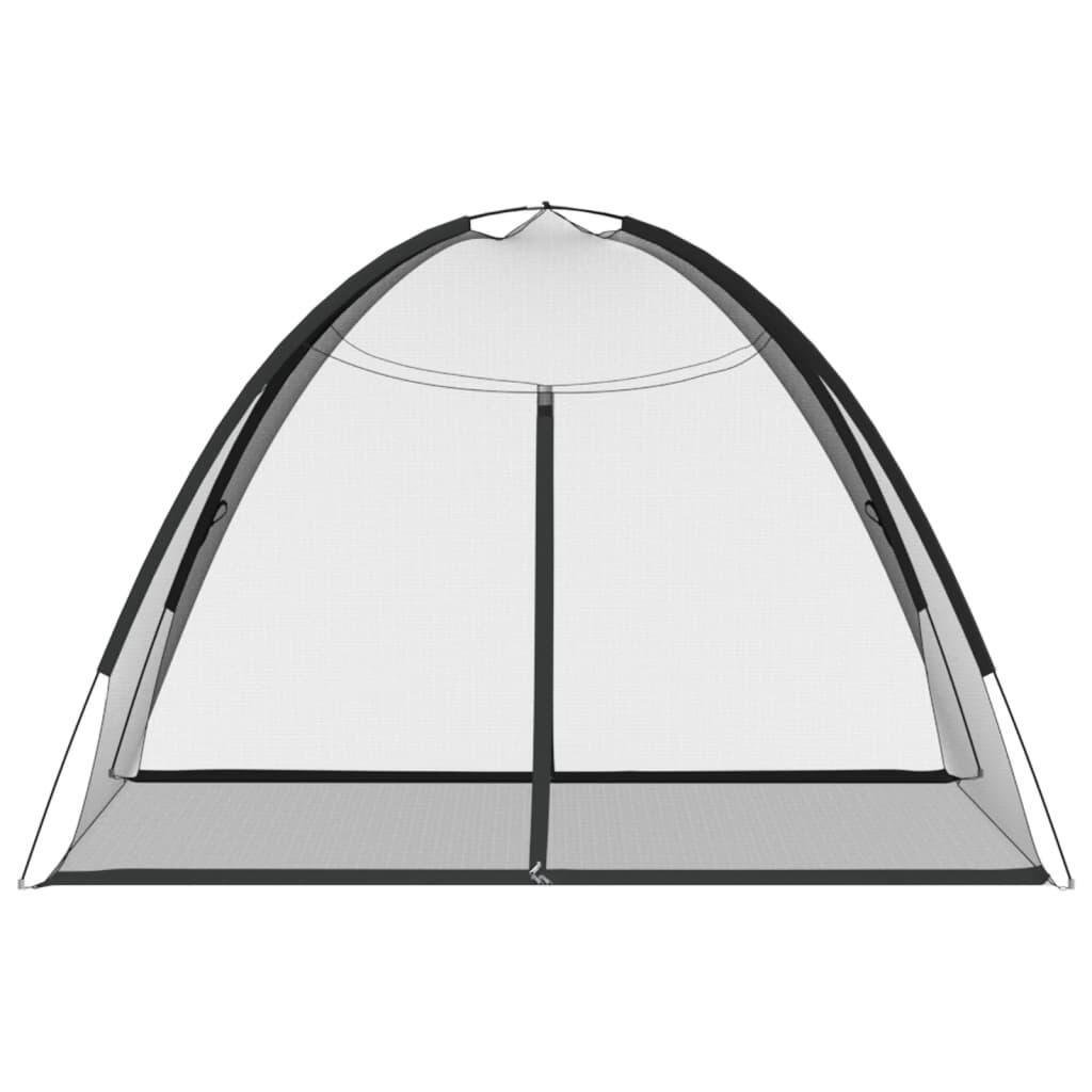 VidaXL Moustiquaire Yourte Mongolia 200x180x135 cm noire 4/5