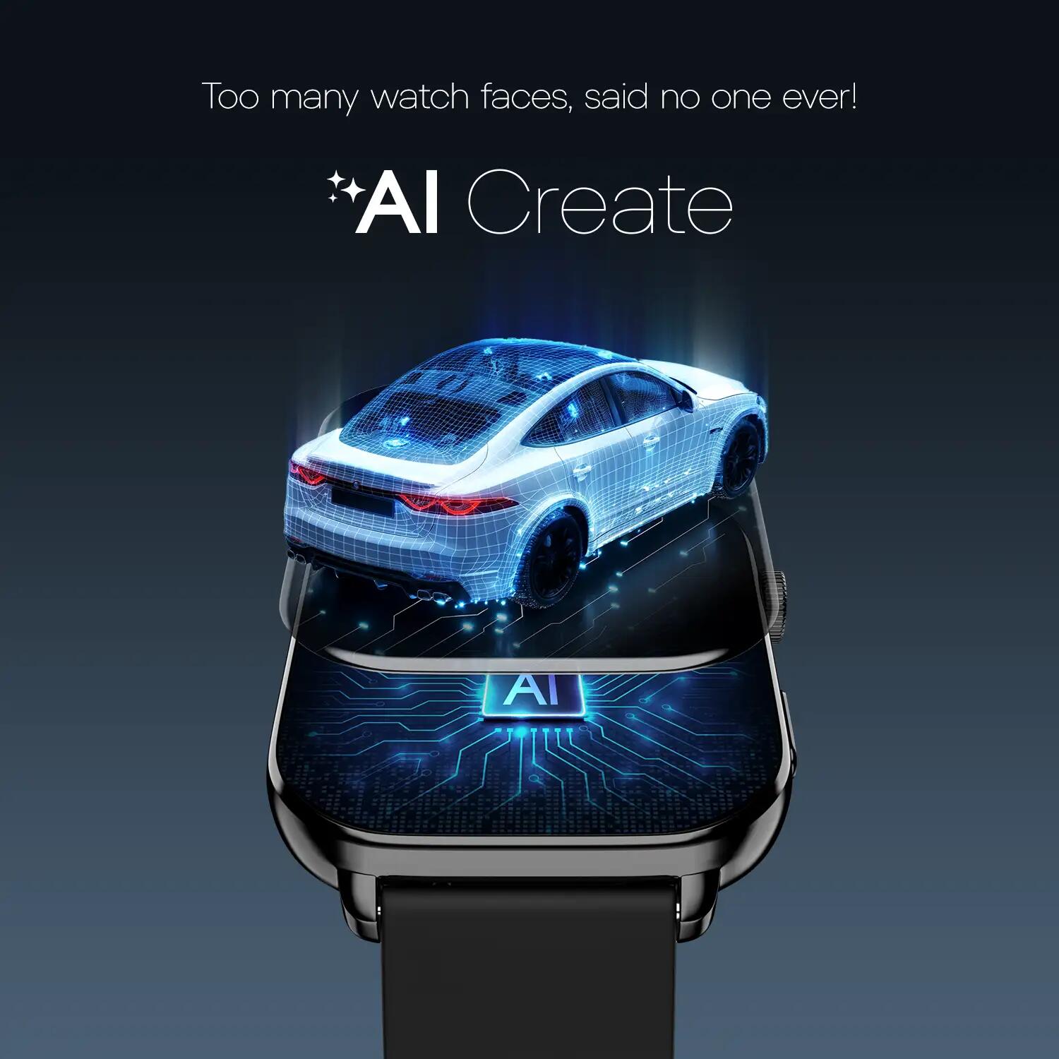Relógio Smartwatch NOISE Pulse 4 Max Azul 2/6