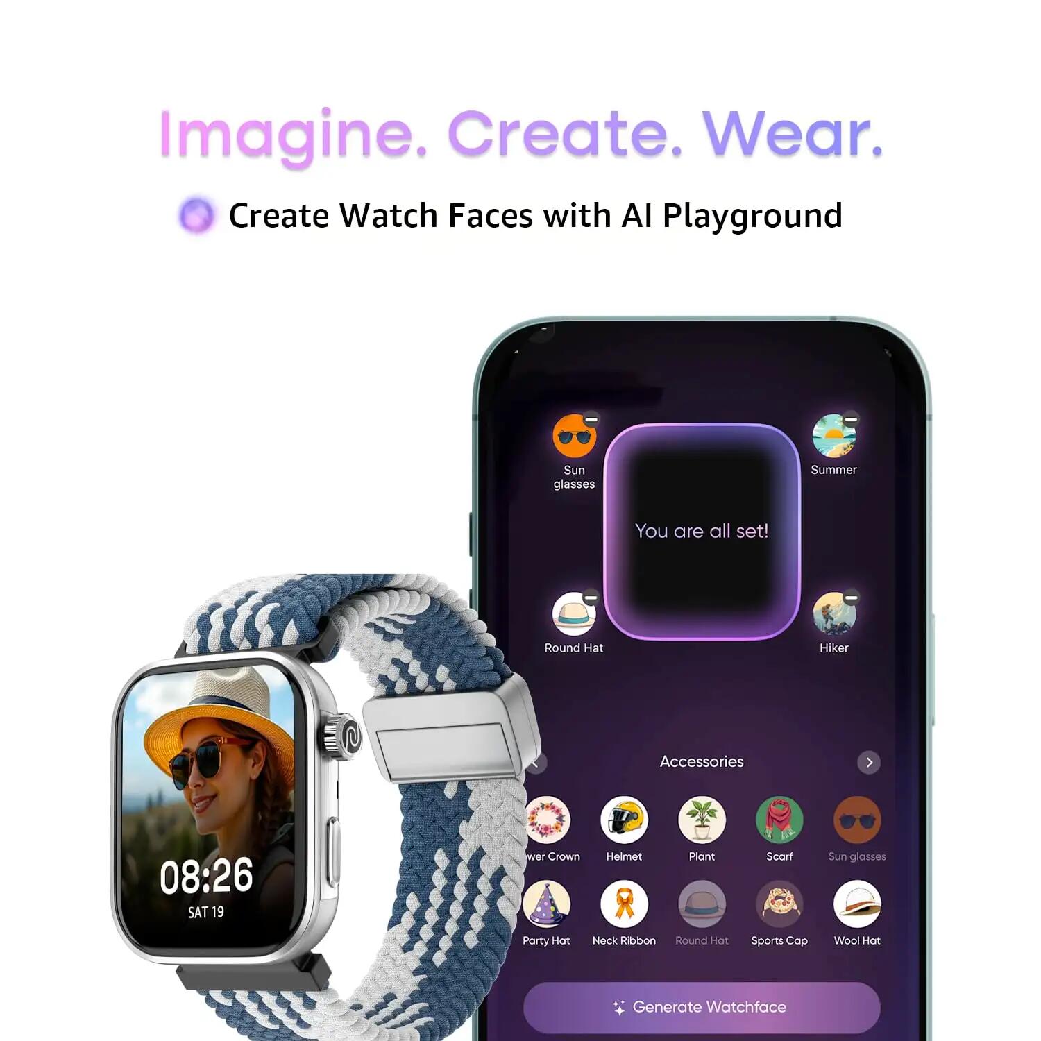 Relógio Smartwatch NOISE Pro 6 AI Verde 5/5