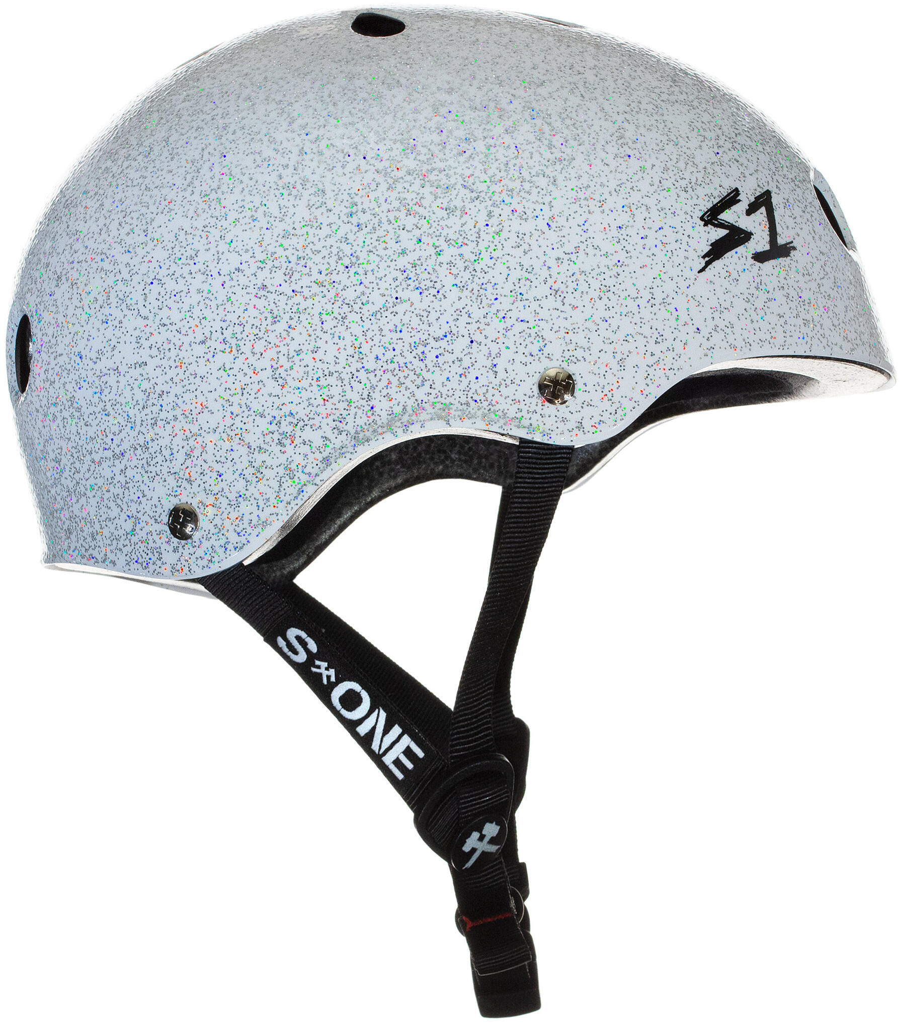 Protective Gear - Lifer White Gloss Glitter - L - S One 2/3