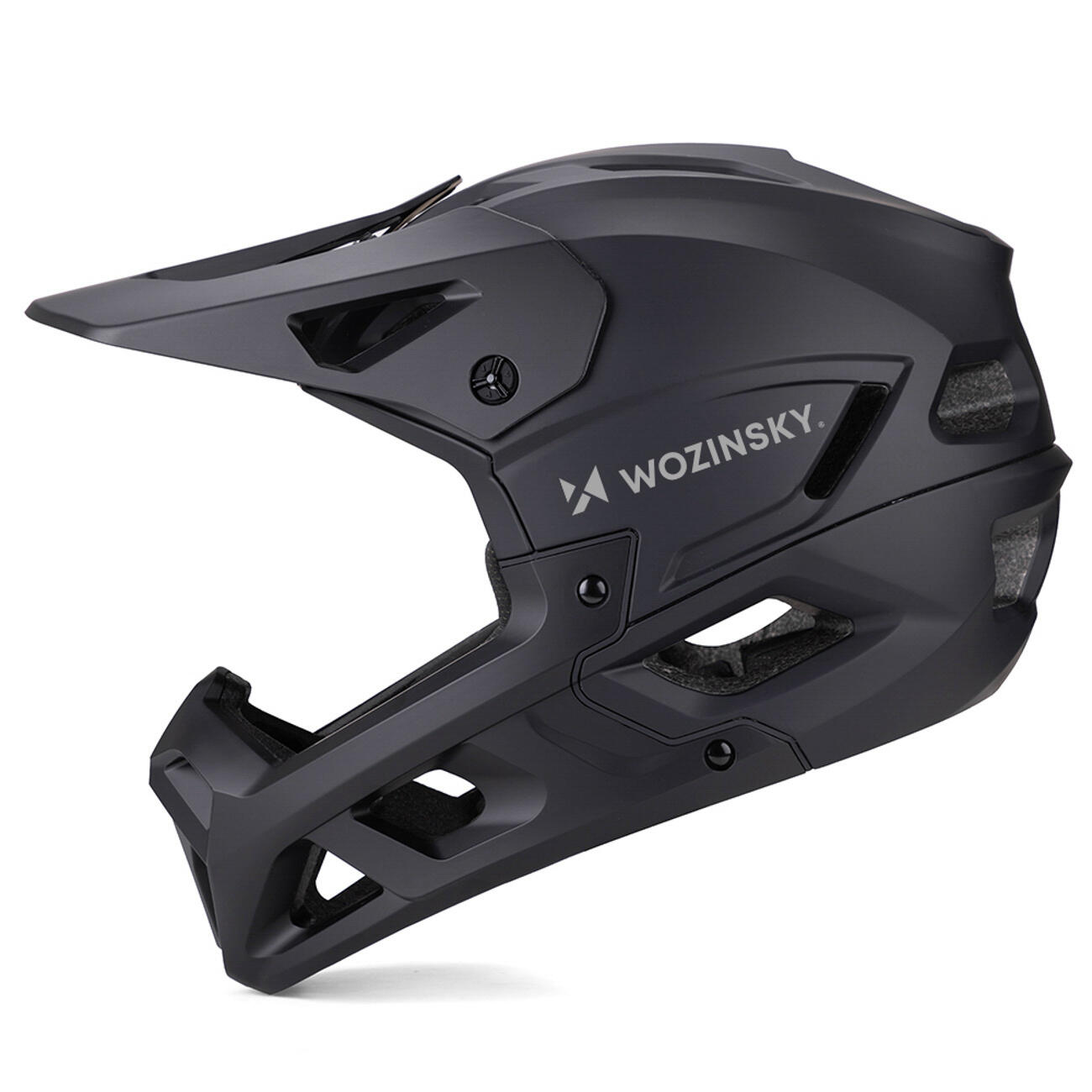 Casco de bicicleta integral Wozinsky con visera extraíble 2/7