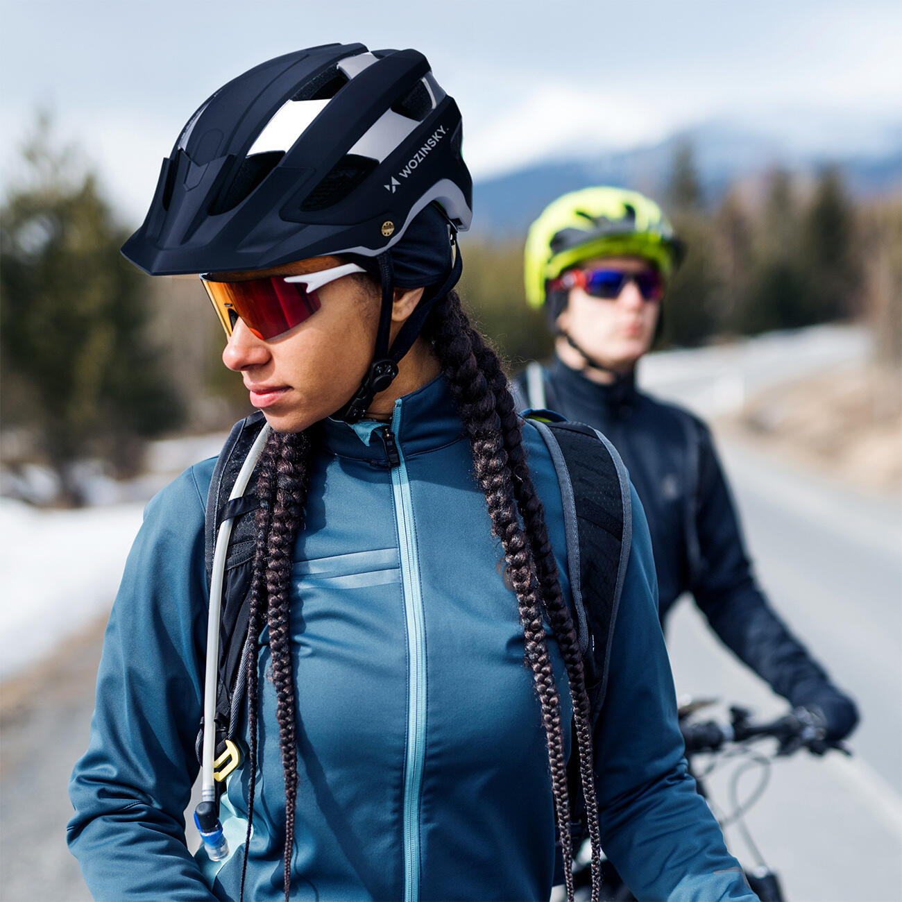Fahrradhelm Wozinsky mit abnehmbarem visier leicht 4/7