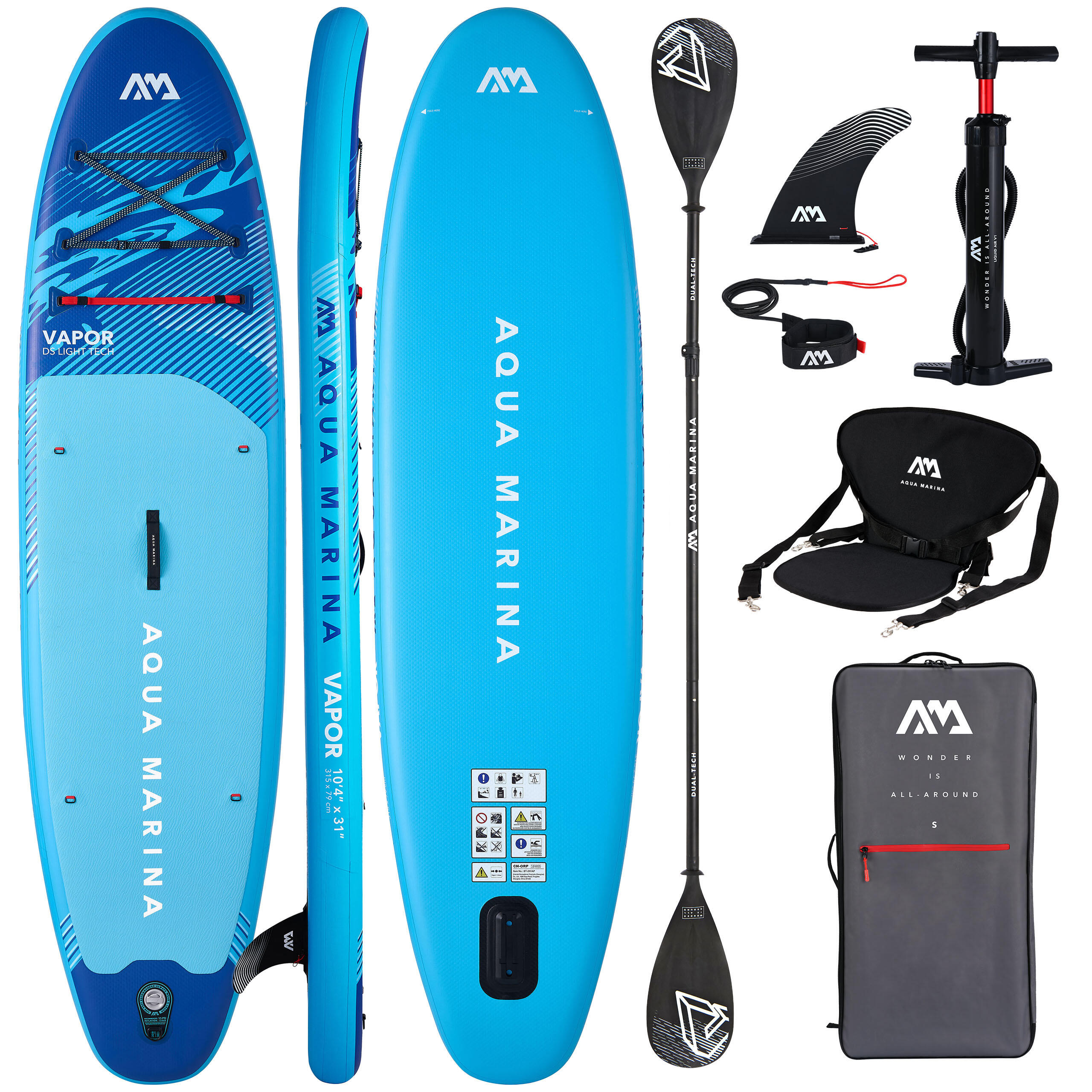 AQUA MARINA Nafukovací paddleboard SUP Vapor 10'4" 2026 + COMBO