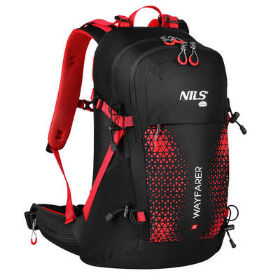 Toeristische rugzak rood wayfarer 35l nils camp nc1925